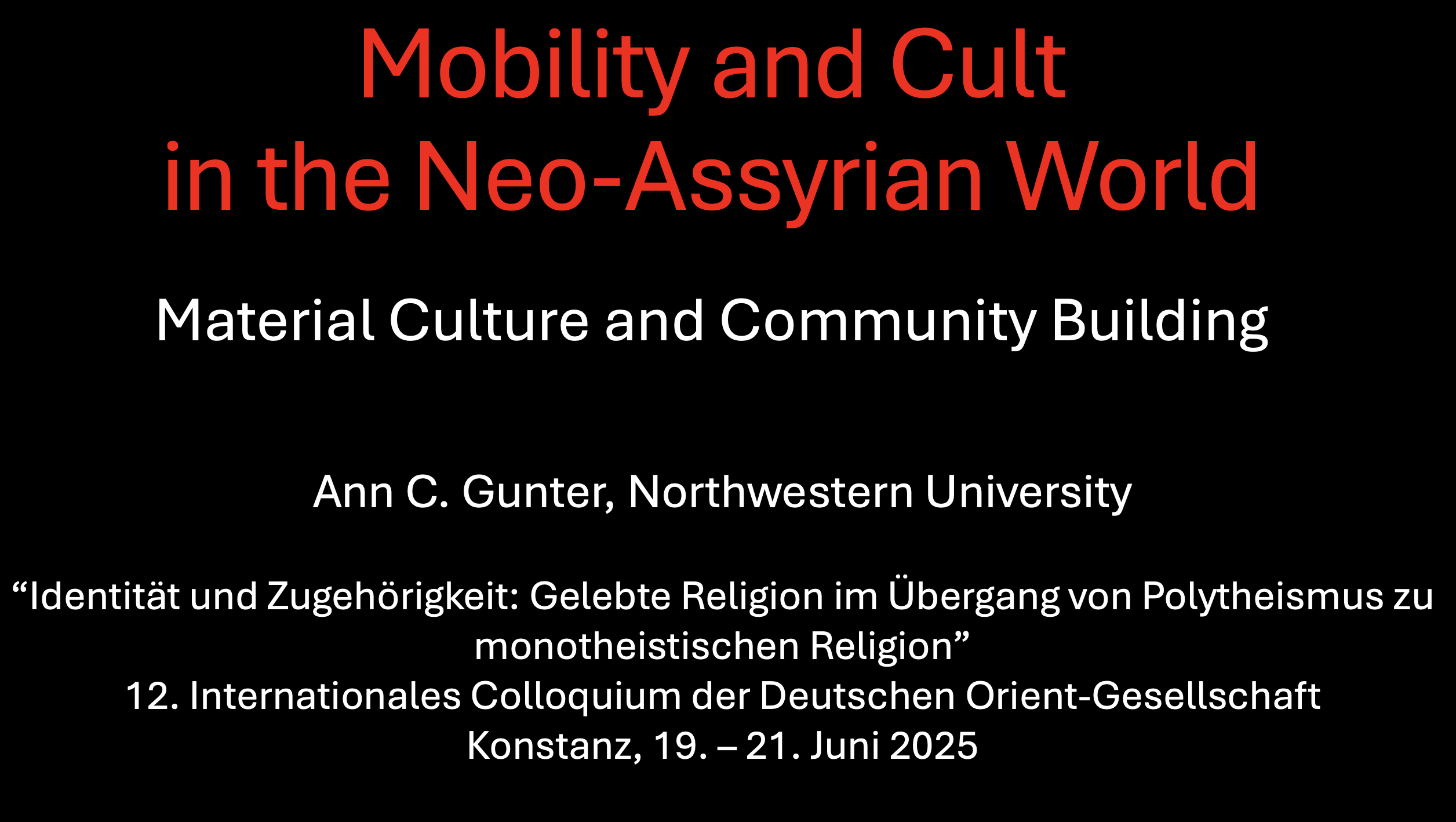 Prof. Gunter title slide