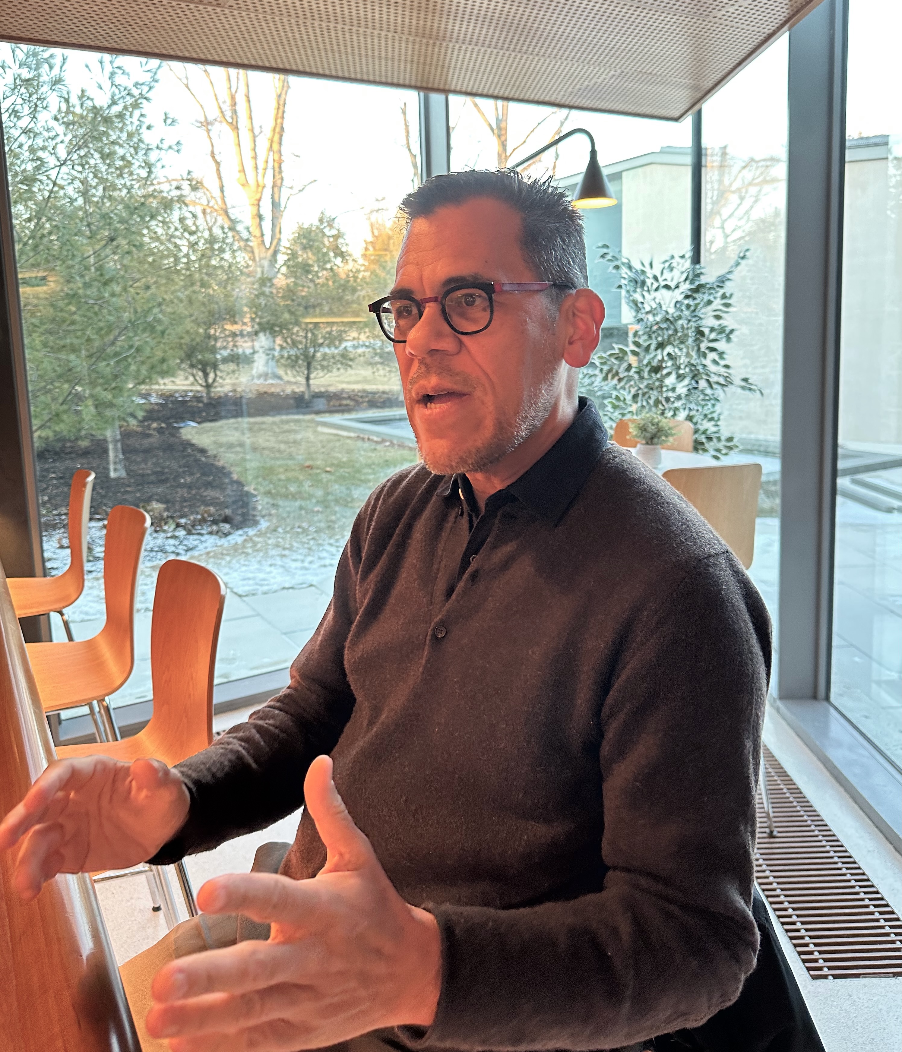 Prof. Escobar at Rubie's.